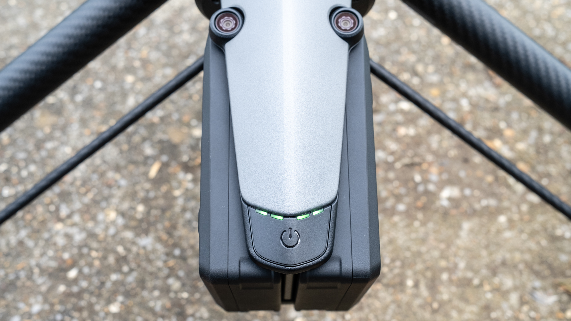 DJI Inspire 3 drone close up of body