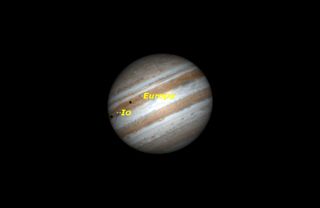 Double shadow transit on Jupiter, March 14, 2016