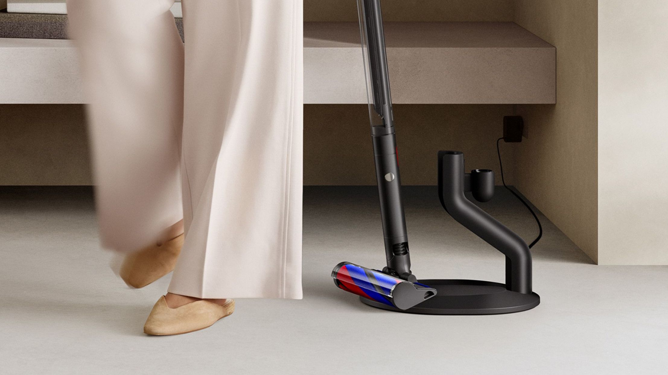 Dyson's newest vacuum is so thin it looks like a high-tech broom