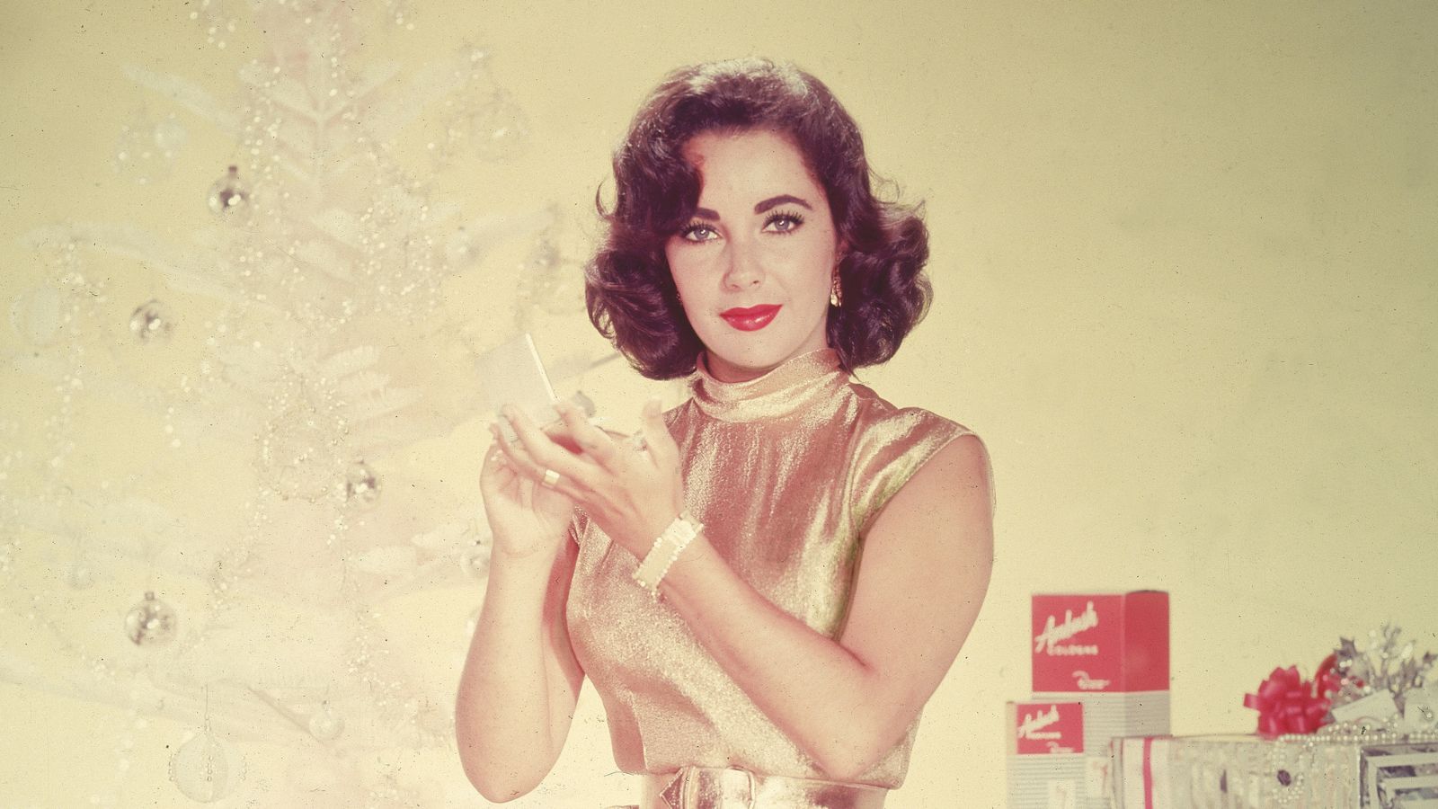 elizabeth taylor &#039;50s christmas set
