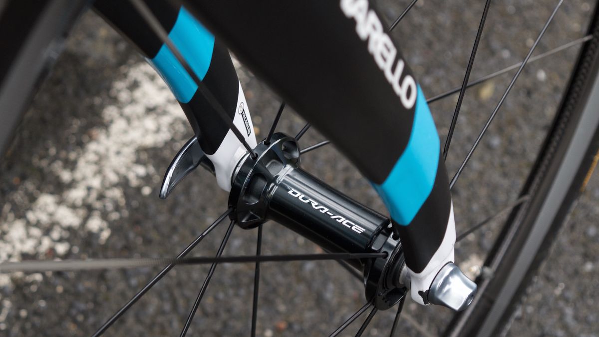 Dura-Ace hubs on the C50 wheels