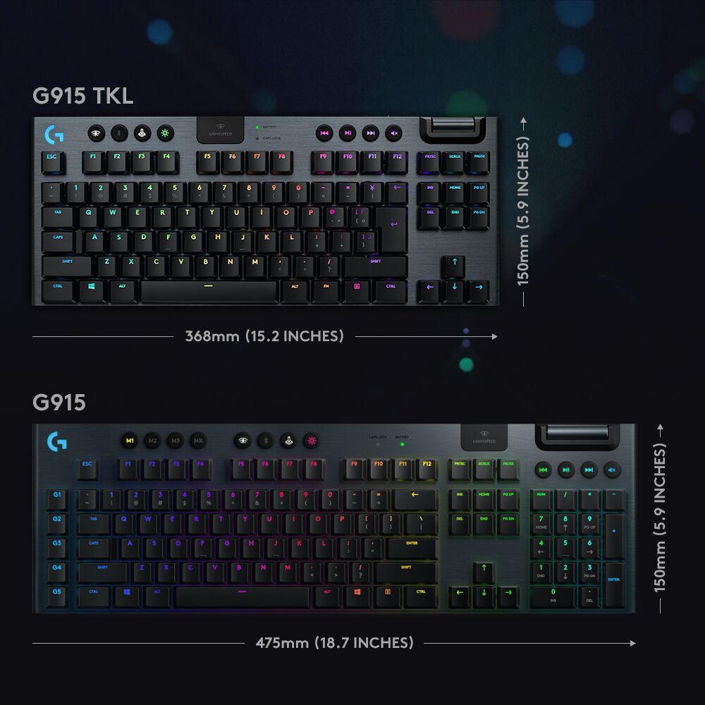Logitech G915 TKL gaming keyboard