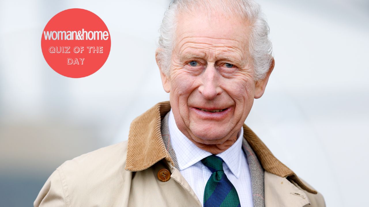 King Charles III (wearing the official tie of the Royal Windsor Horse Show) attends the Royal Windsor Endurance event in Windsor Great Park on day 3 of the 2024 Royal Windsor Horse Show on May 3, 2024 in Windsor, England. (Photo by Max Mumby/Indigo/Getty Images)
