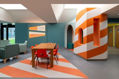 colourful space for young mental health patients in Edinburgh 