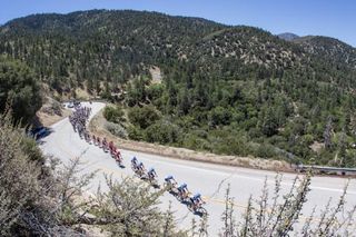 The scene on the way to Big Bear Lake