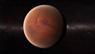 mars in space