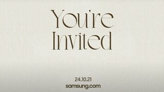 The words "You're Invited" on a white background, with the date "24.10.21" underneath