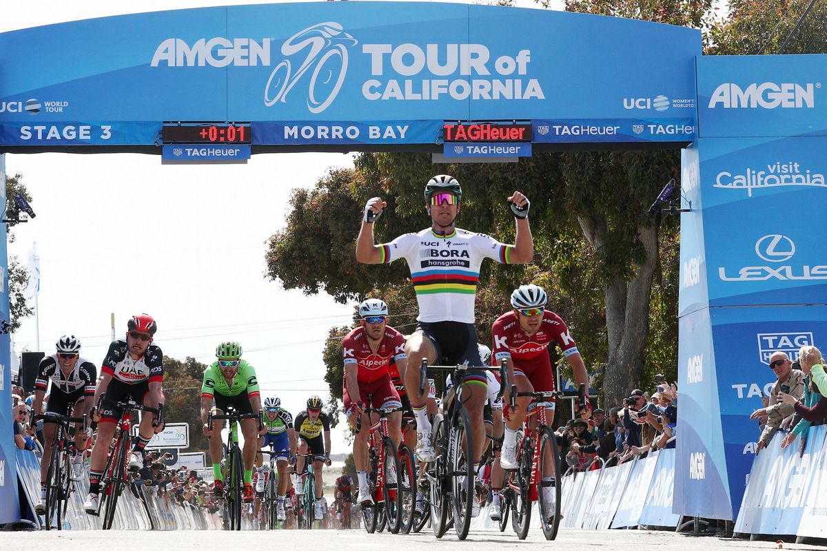 Peter Sagan takes the win easily in Morro Bay
