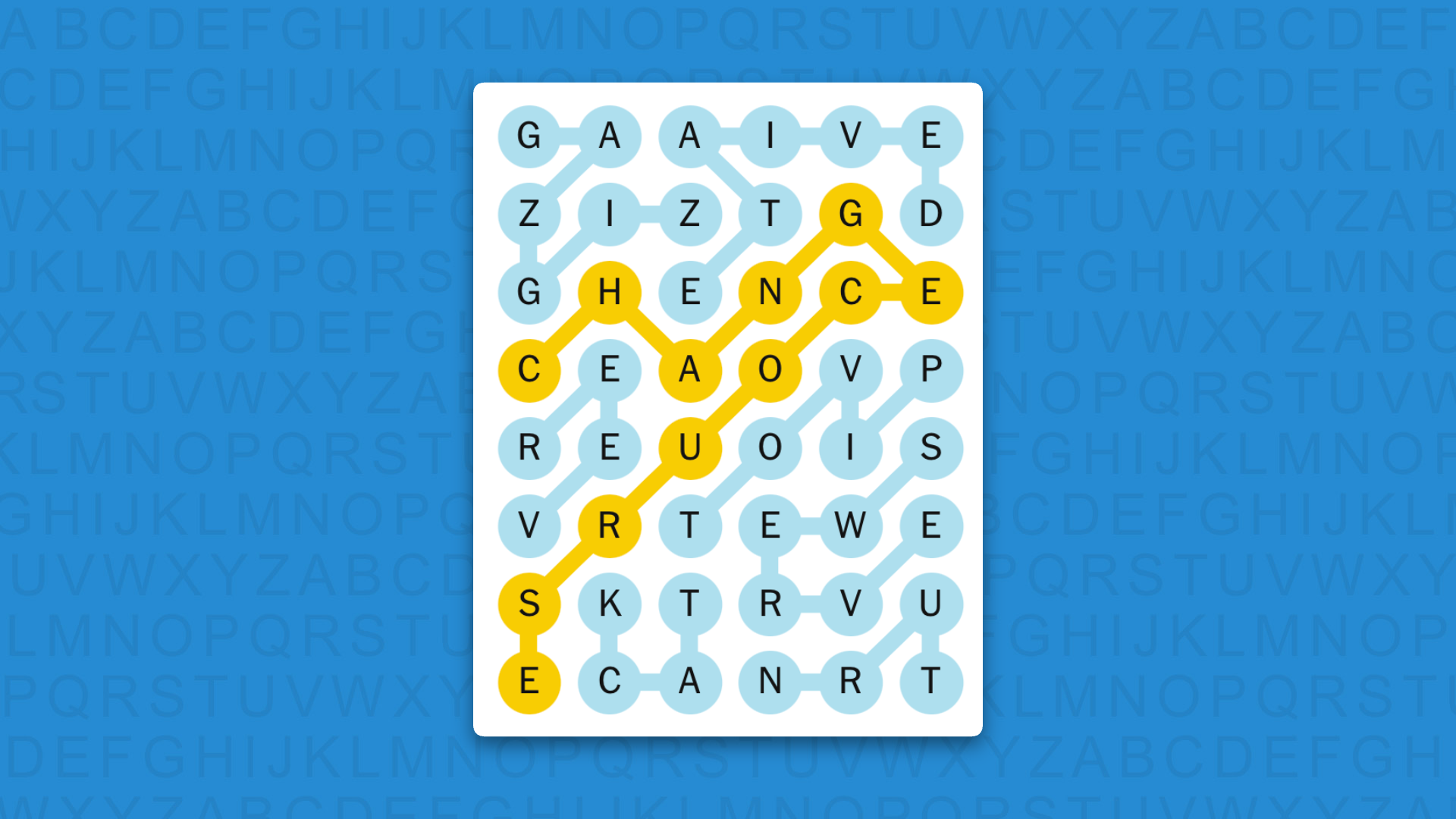NYT Strands answers for game 865 on a blue background