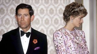 south korea november 03 prince charles and princess diana on their last official trip together a visit to the republic of korea south koreathey are attending a presidential banquet at the blue house in seoul photo by tim graham photo library via getty images