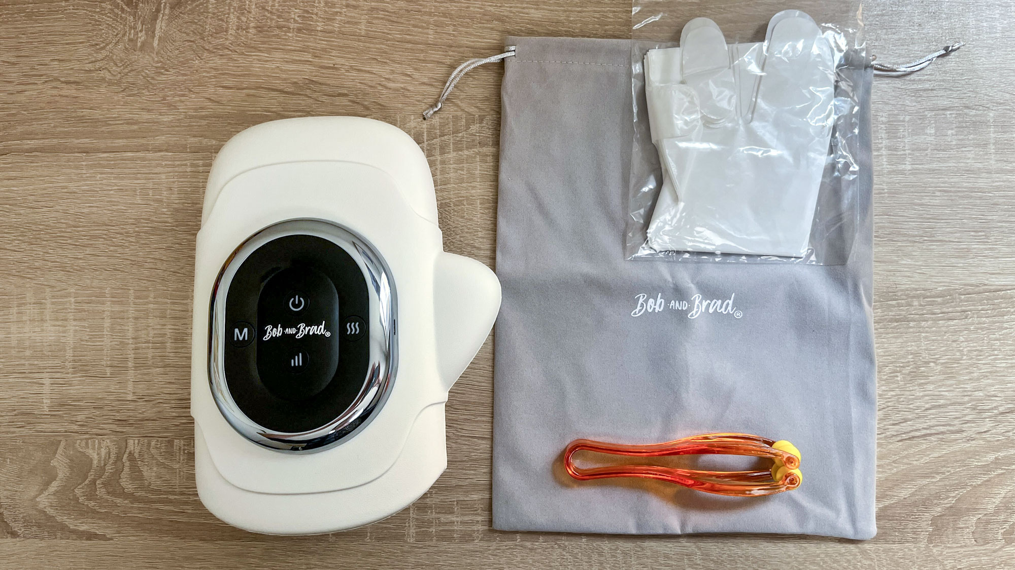 Pijat tangan H50 Handspa Pro yang didukung oleh Bob & Brad beraksi
