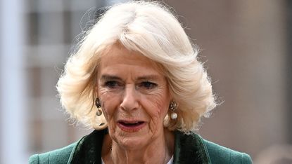 Queen Camilla sent a serious message with her outfit during her visit to Coram Beanstalk