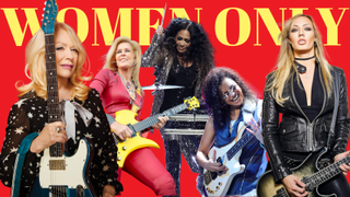 Nancy Wilson, Lita Ford, Sheila E, Rhonda Smith and Nita Strauss