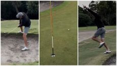 Images of Mac Boucher's trick shot