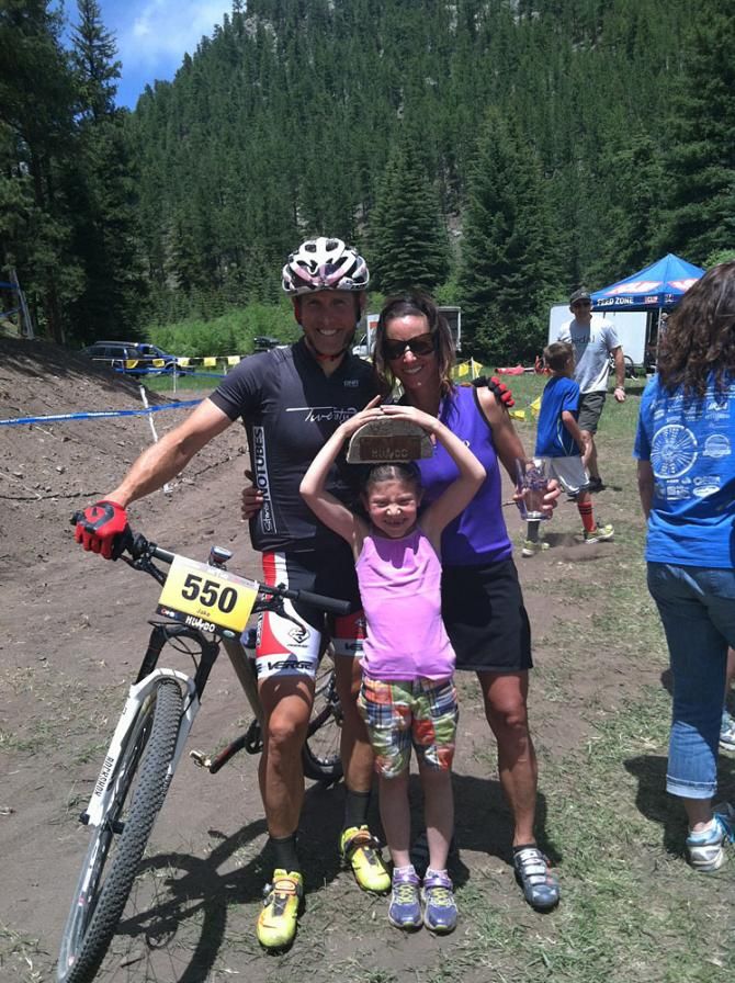 Jake Wells with his family