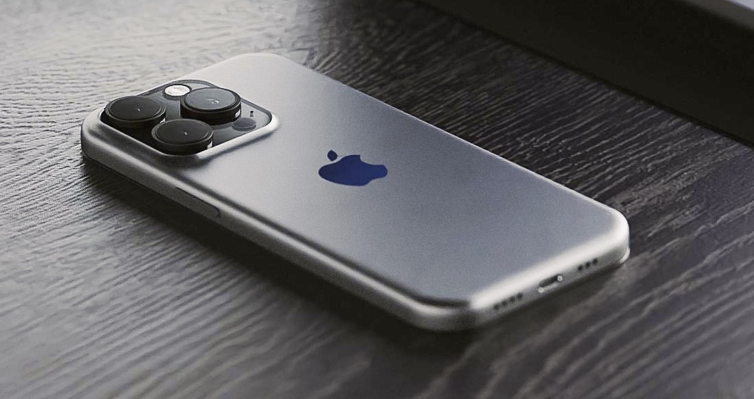 iPhone 15 Ultra-Rendering mit abgerundeten Kanten