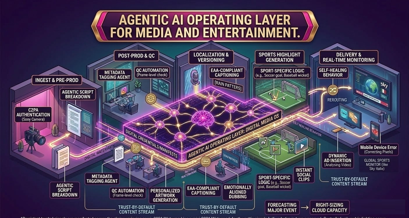 AI Is Becoming the Operating Layer for Media and Entertainment