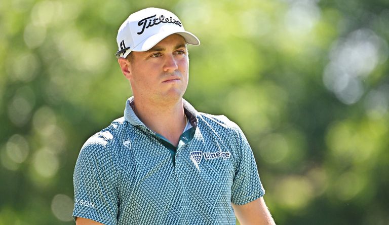 Justin Thomas looks on at the Canadian Open