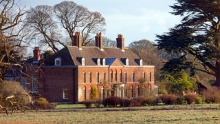 A general view of the front of Anmer Hall on the Sandringham Estate on January 13, 2013 in King's Lynn