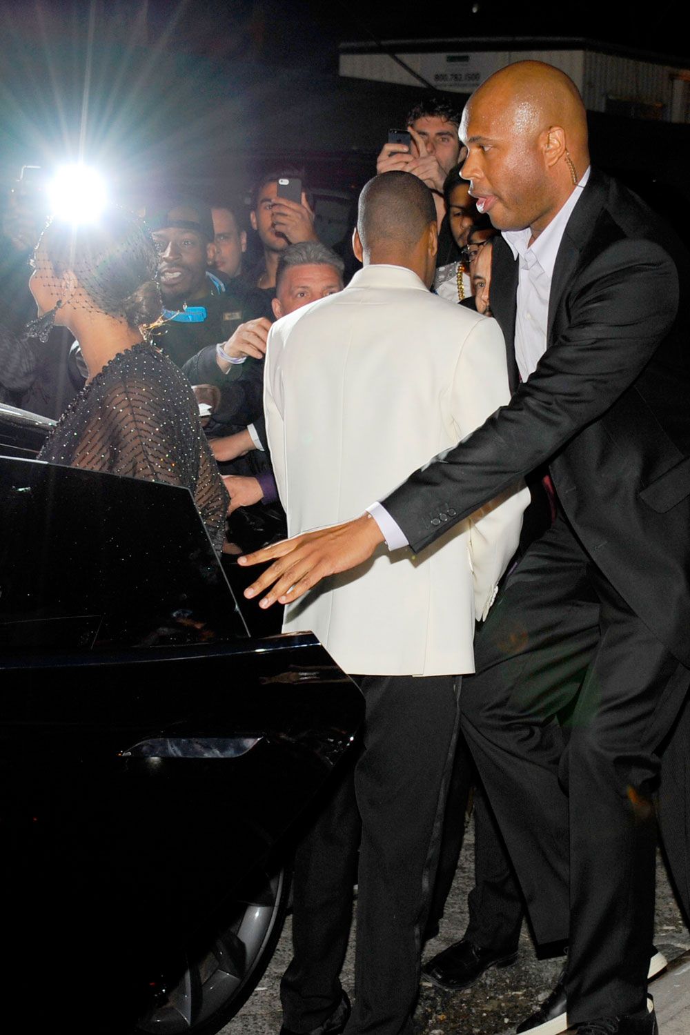 Solange Knowles and Jay Z 