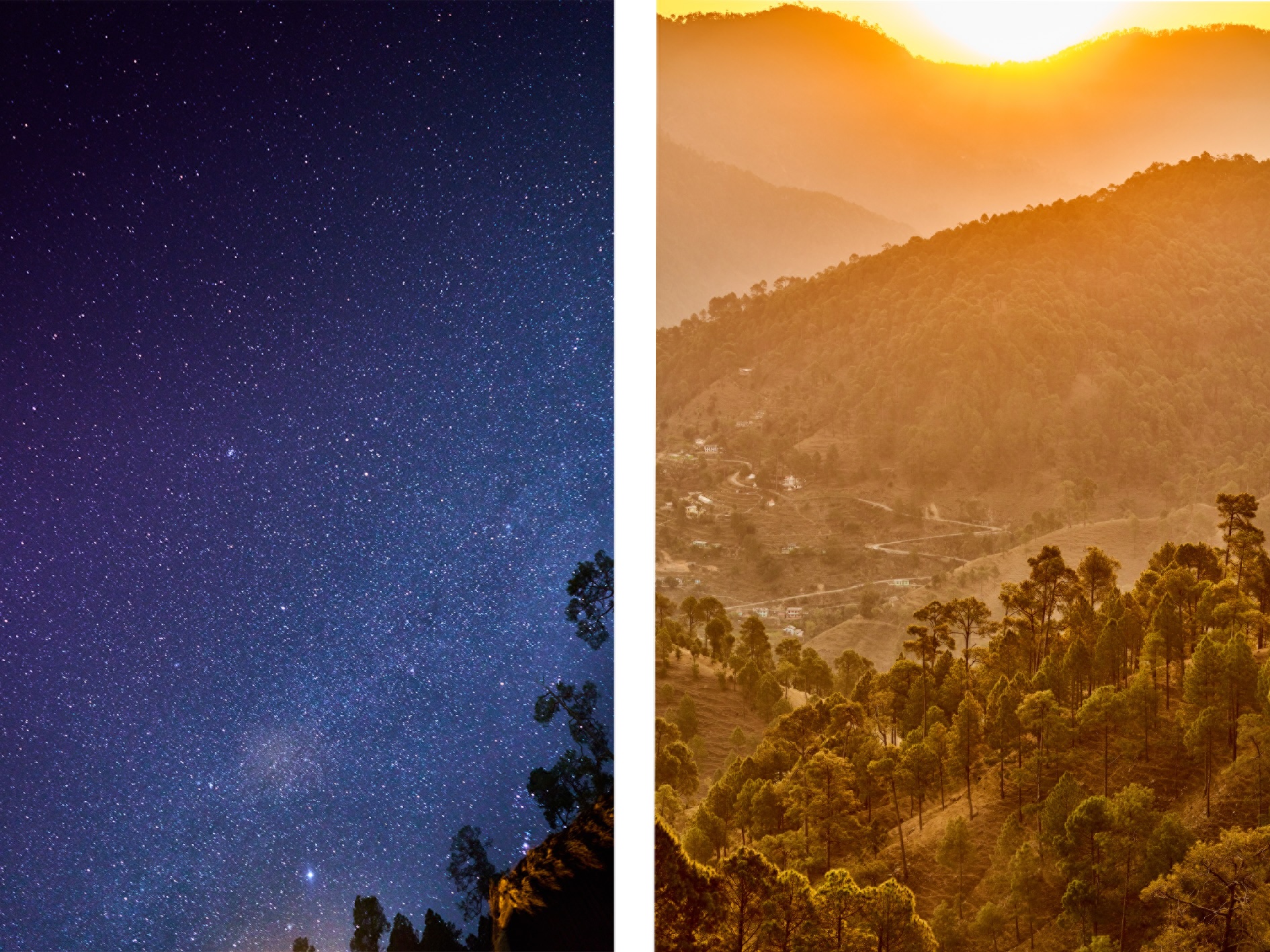 Shakti Panchachuli collages