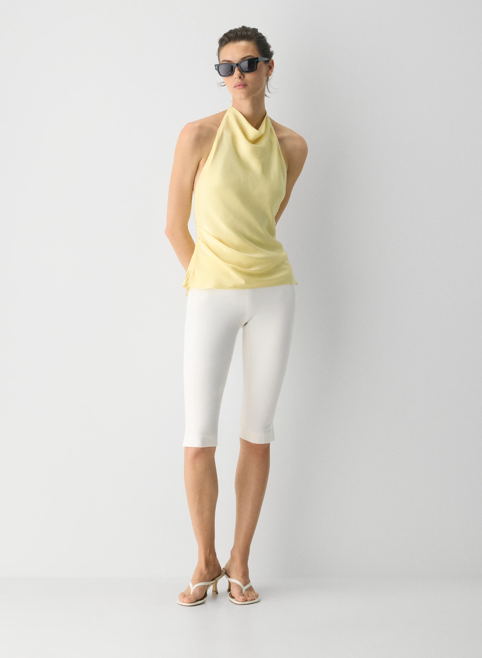 Audience Satin Halter Top