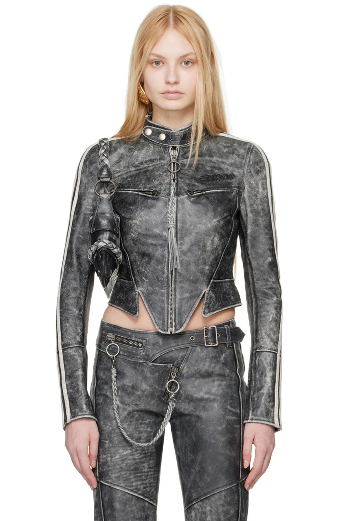 Black Claw Leather Jacket