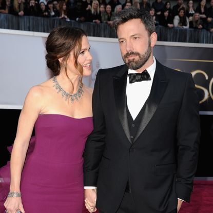 Jennifer Garner and Ben Affleck on the red carpet.