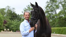 Carl Hester with Jaguar