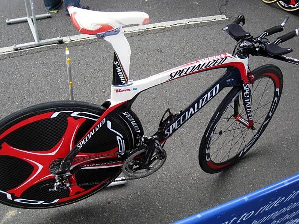 Time trial bikes are Specialized