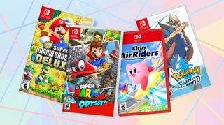 A selection of Nintendo Switch 2 games.