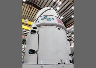 Dragon Spacecraft in Final Processing