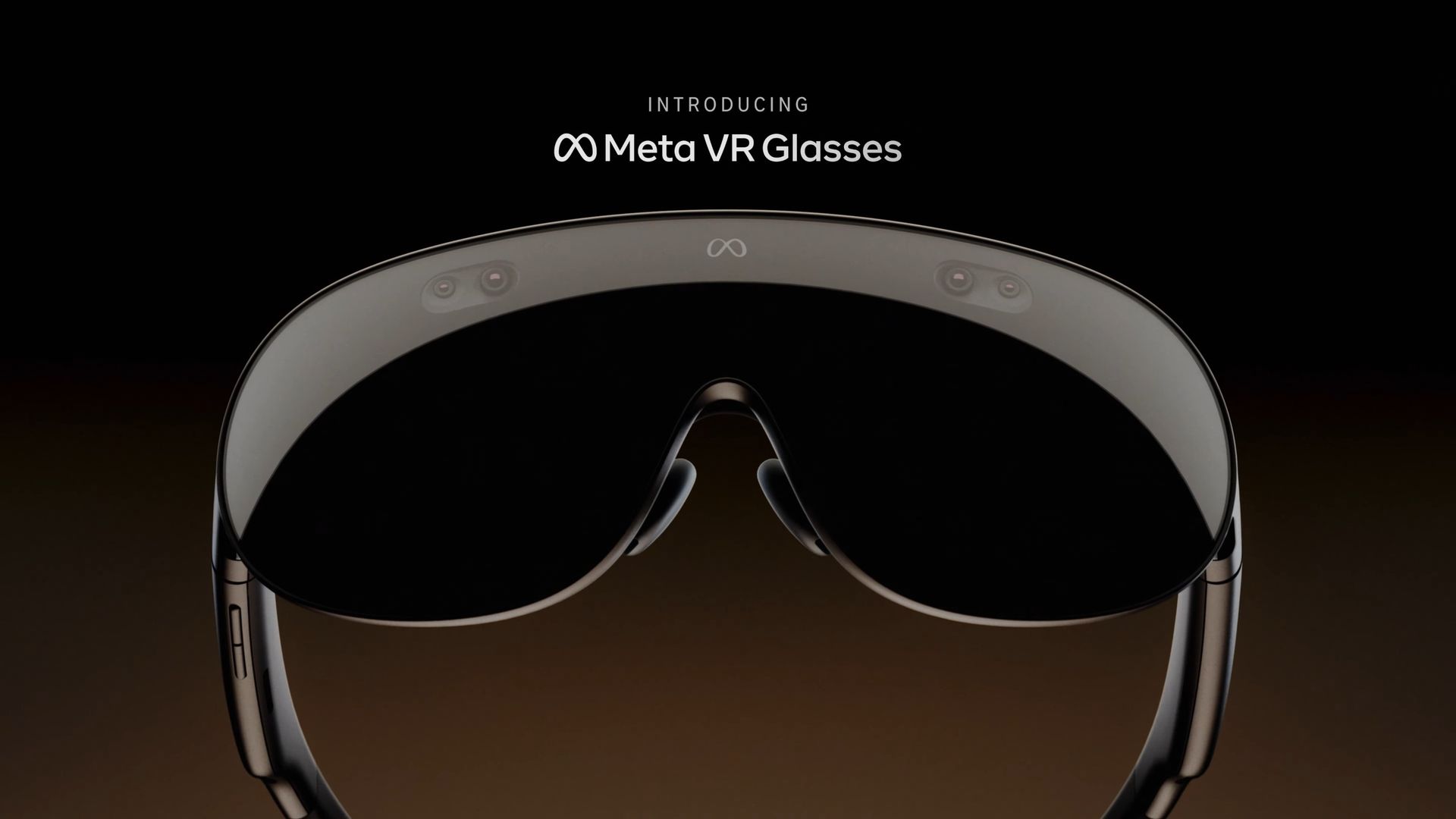 A reveal image of Meta's VR Glasses