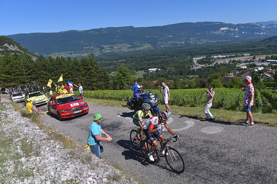 Rafal Majka and Jarinson Pantano (IAM Cycling)