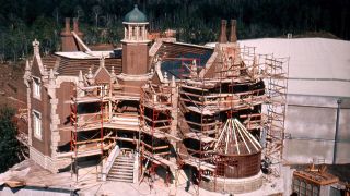Disney World's Haunted Mansion under construction