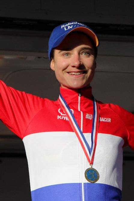 Marianne Vos in her national champion jersey