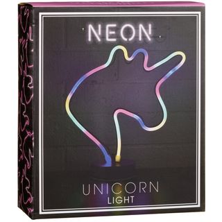 multicolour unicorn neon light