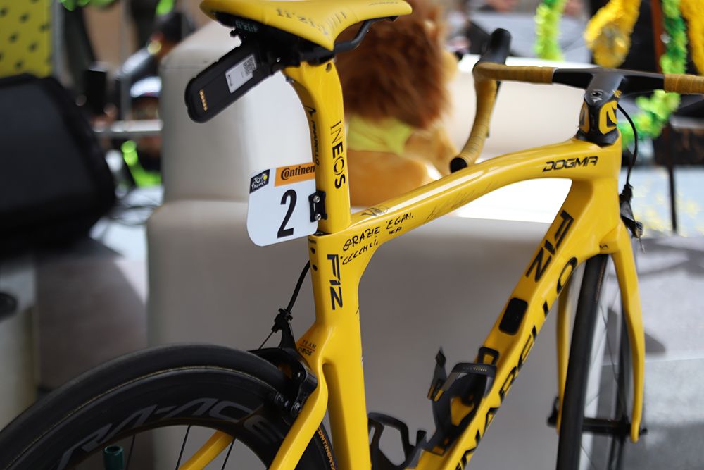 Bernal's bike from the Tour de France