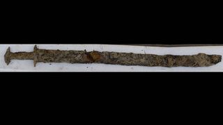 This 1,500-year-old sword predates the Vikings. An 8-year-old girl retrieved it from a shallow lake in Sweden earlier this summer.