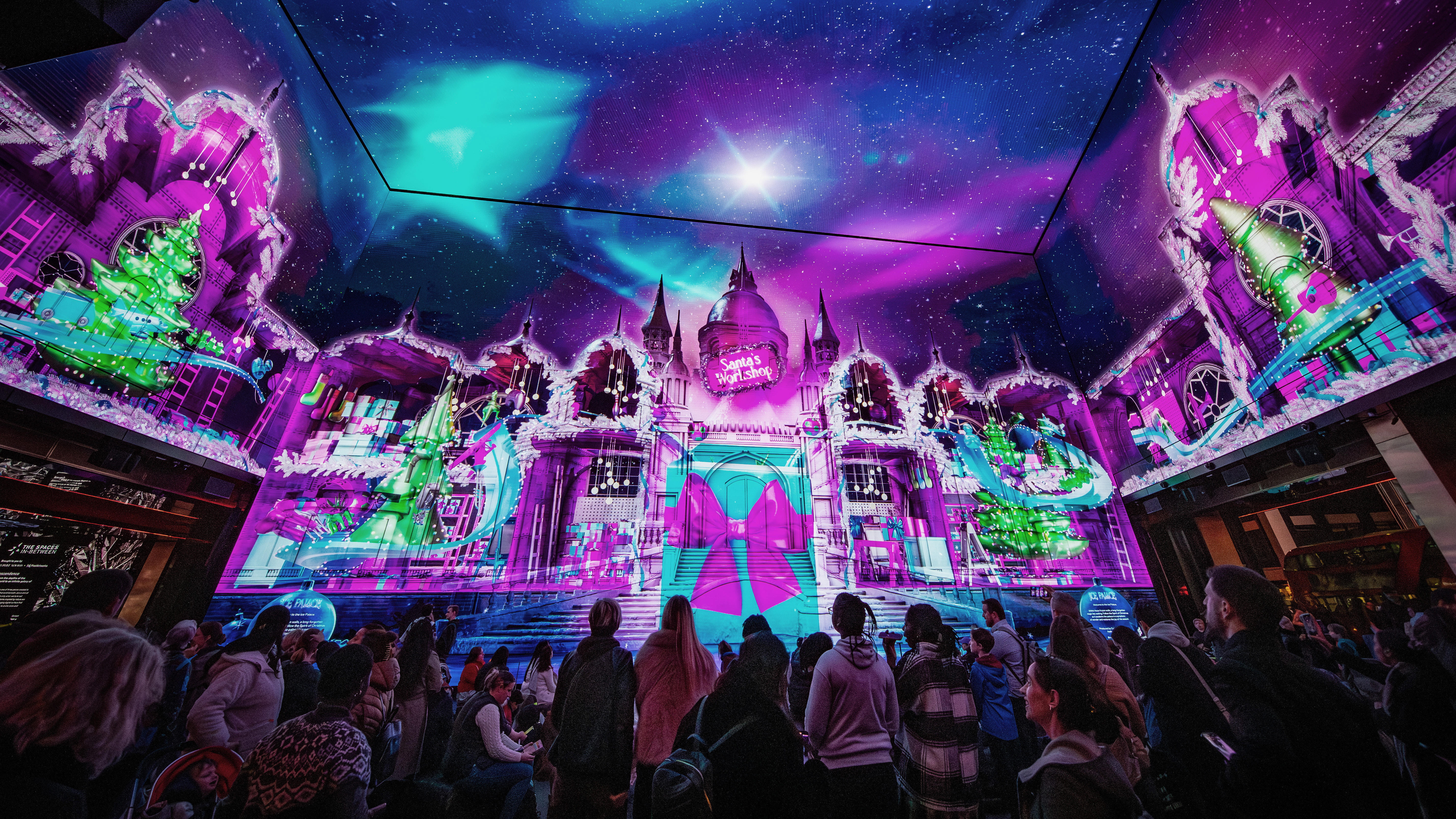 The Ice Palace immersive experience in London.