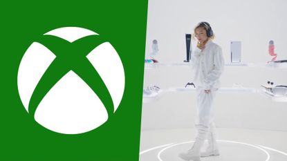 Xbox logo / Logitech ad