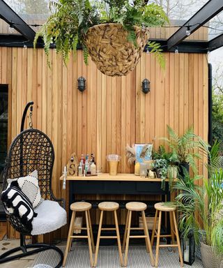 Designing a garden bar