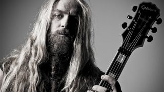 Zakk Wylde, best known as the former guitarist for Ozzy Osbourne and founder of Black Label Society. During a shoot for Guitarist Magazine, February 23, 2011. 