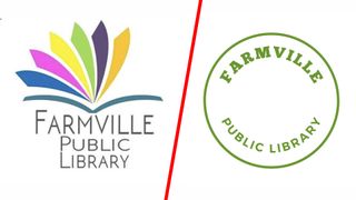 Farmville Public Library logo change