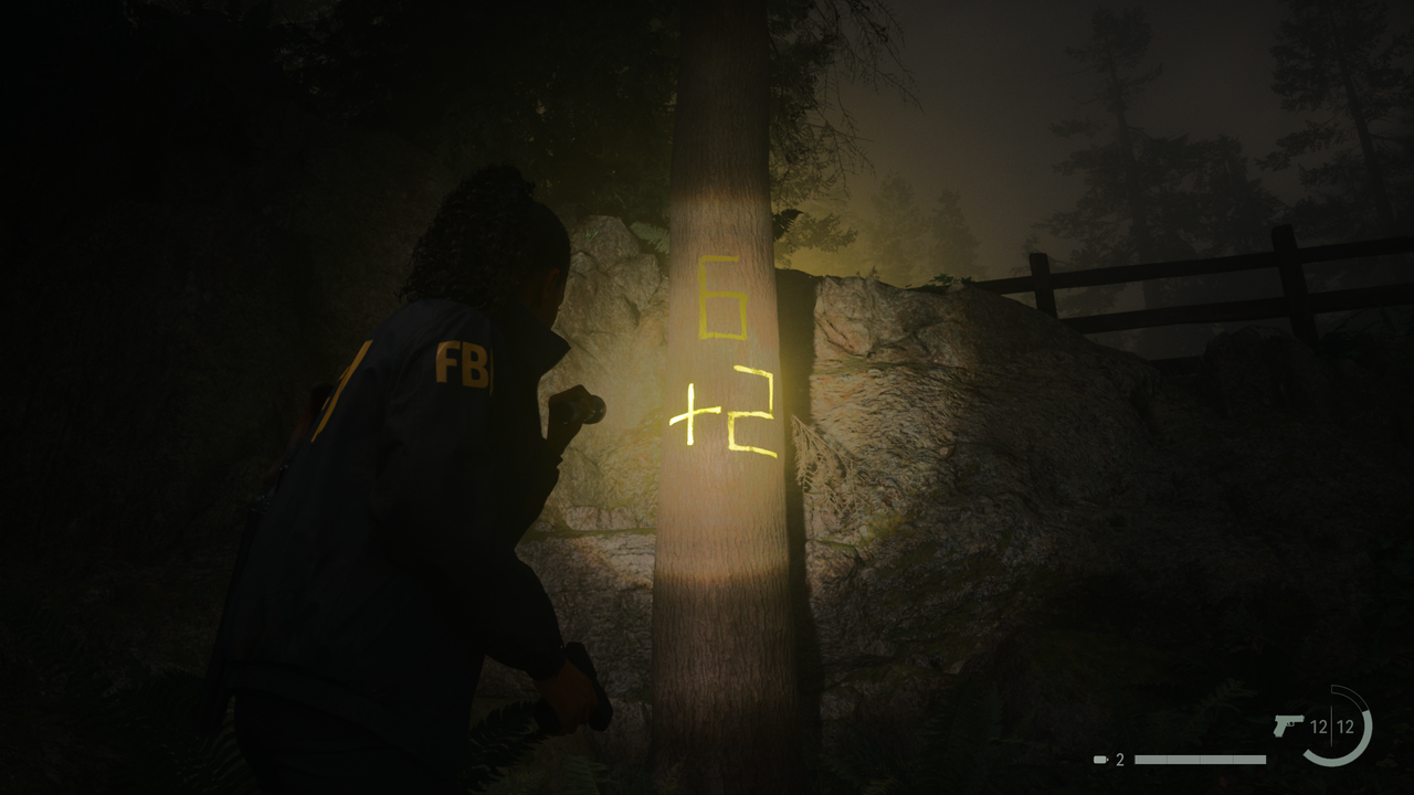 Alan Wake 2 rock rock tree