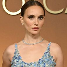 Natalie Portman wore a custom Dior mini dress at the 2025 Governors Awards