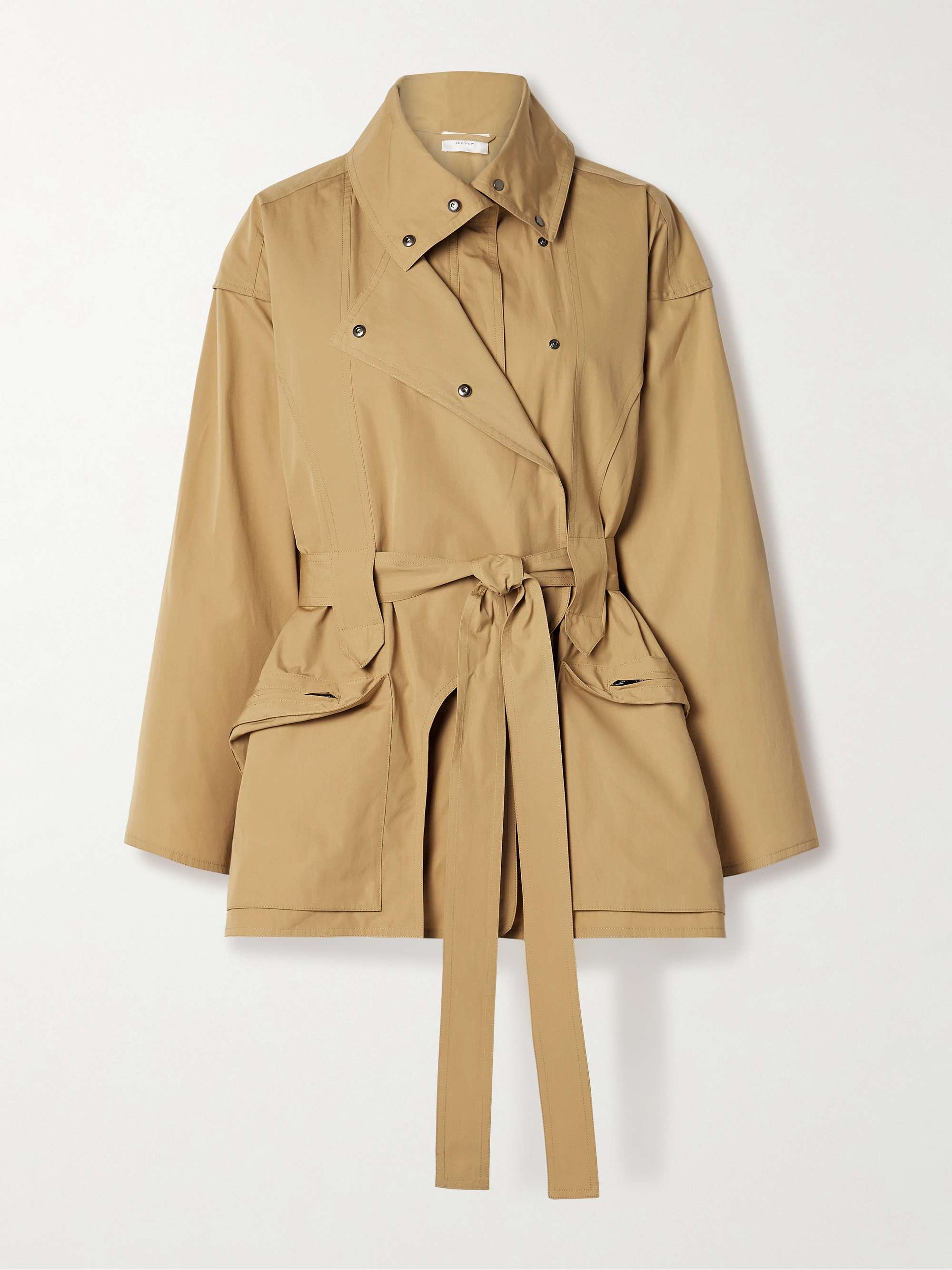 Pierrick Belted Cotton-Poplin Jacket