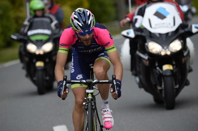 Matteo Bono (Lampre-Merida) went it alone after the breakaway disintegrated