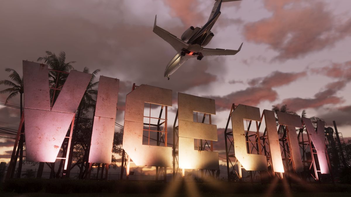 Key art of Vice City in Grand Theft Auto 6.