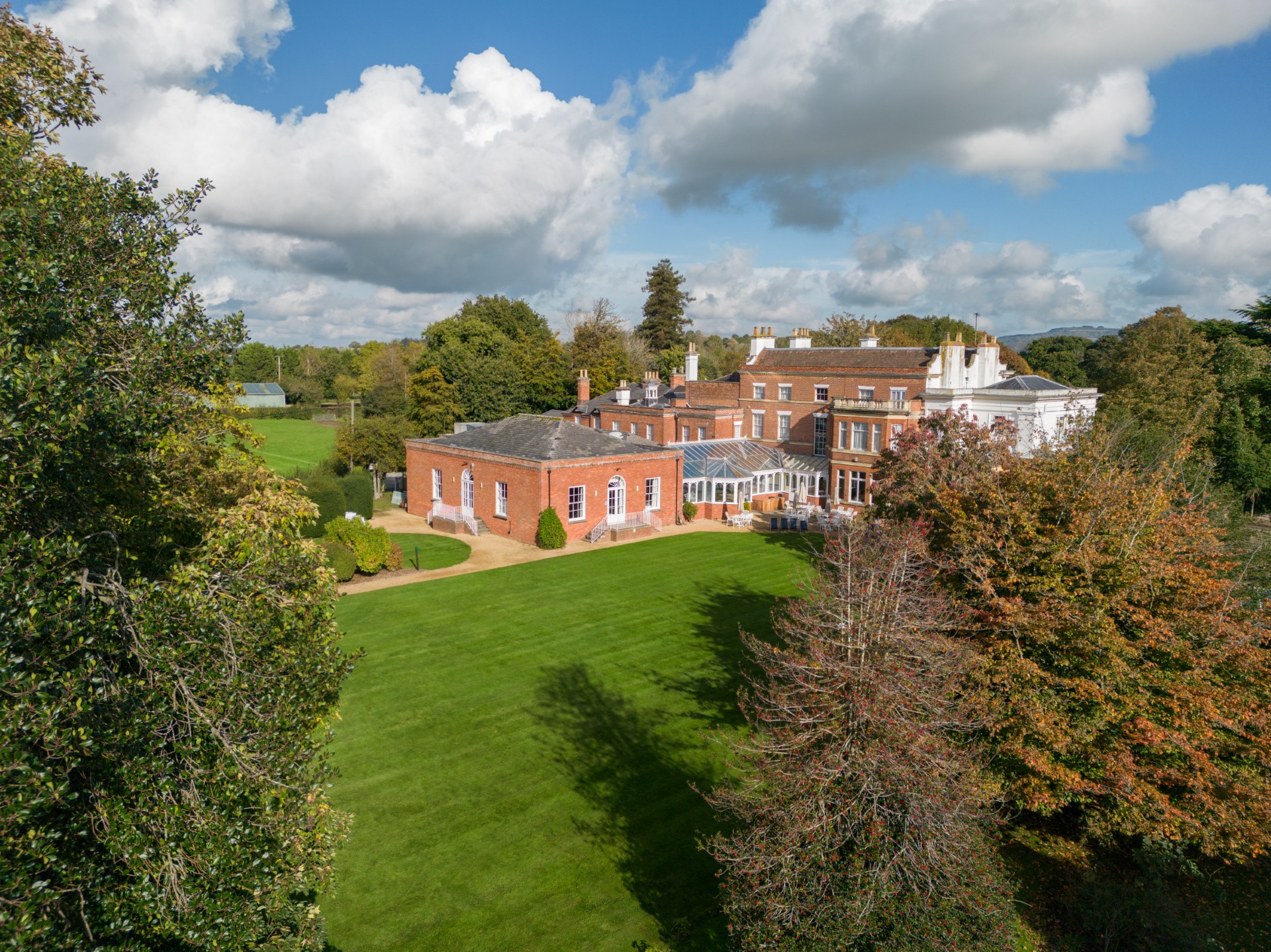 The old manor house at Puckrup Hall